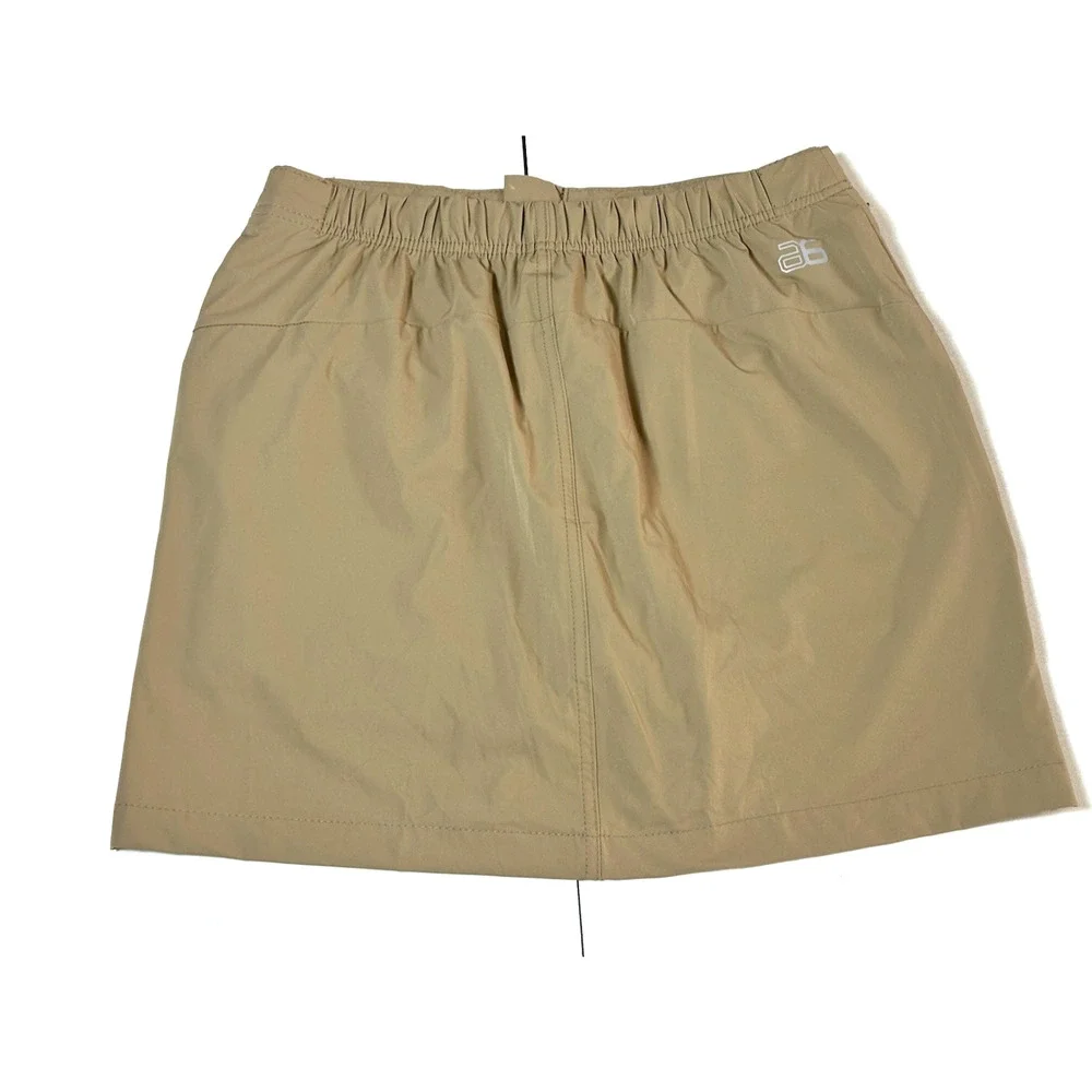 ARCTIX Women's Active Skort Zipped Coin Pocket M (8-10) Tan‎ Beige - Picture 16 of 16